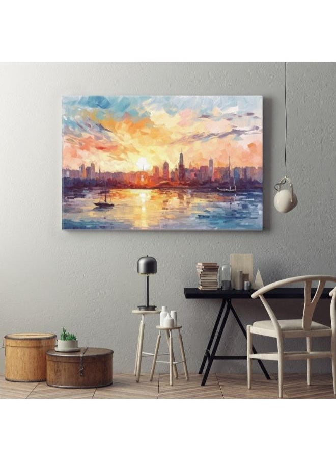 home gallery large city style impressionism painting Printed Canvas wall art - pzsku/Z5AAB962A692258FBB509Z/45/_/1728044777/c7719802-fc27-4bcd-a8b5-49da7c800450