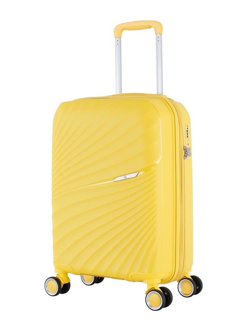 H.T H.T Luggage Bag, Hard Case Polypropylene (PP) Material, 8x360 Degree Rotation Spinner Wheels, Matching Color Suitcases, Expandable Trolley Bag, Telescopic Handle, TSA Lock, SKU 13504  - Image 1