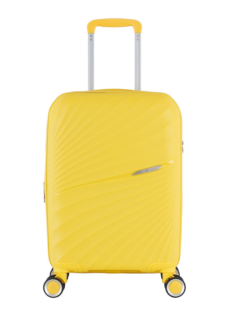 H.T H.T Luggage Bag, Hard Case Polypropylene (PP) Material, 8x360 Degree Rotation Spinner Wheels, Matching Color Suitcases, Expandable Trolley Bag, Telescopic Handle, TSA Lock, SKU 13504  - Image 2