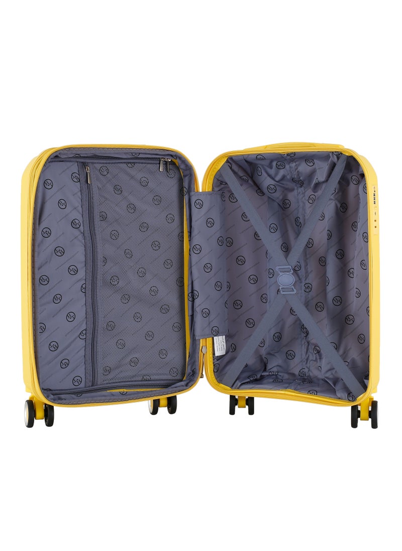 H.T H.T Luggage Bag, Hard Case Polypropylene (PP) Material, 8x360 Degree Rotation Spinner Wheels, Matching Color Suitcases, Expandable Trolley Bag, Telescopic Handle, TSA Lock, SKU 13504  - Image 3
