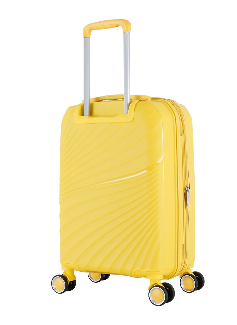 H.T H.T Luggage Bag, Hard Case Polypropylene (PP) Material, 8x360 Degree Rotation Spinner Wheels, Matching Color Suitcases, Expandable Trolley Bag, Telescopic Handle, TSA Lock, SKU 13504  - Image 5