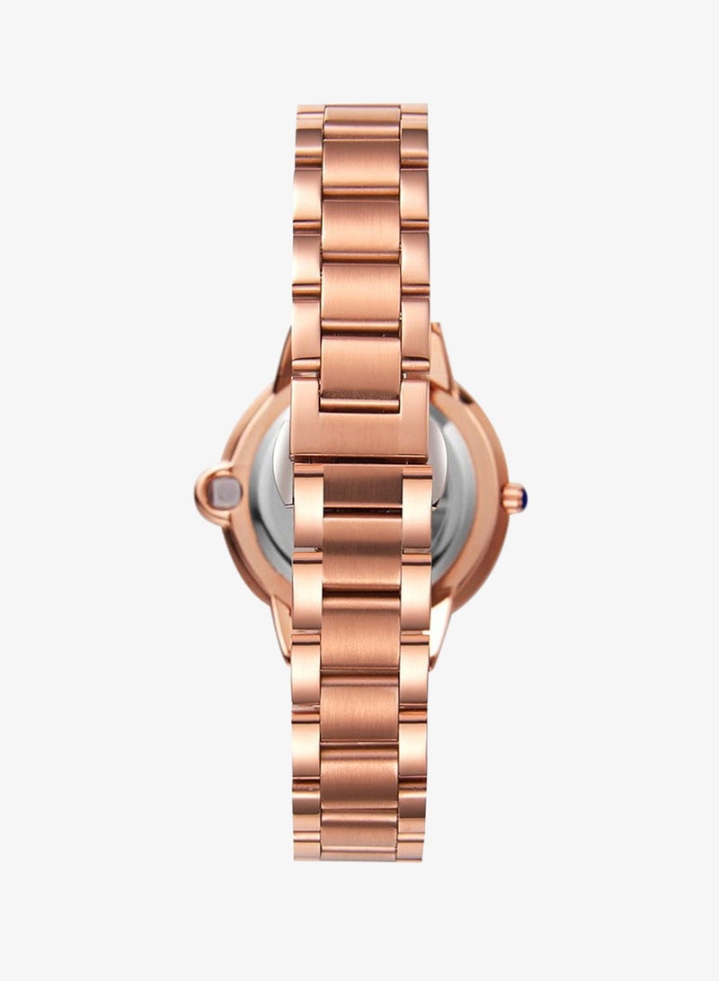 Kenneth Scott K22530-RBKK Women's Analog Display Watch & Stainless Steel Strap Rose Gold - Image 3