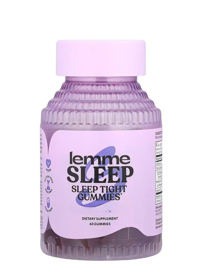 Lemme Sleep Tight Gummies, ElderBerry, 60 Gummies - Image 2