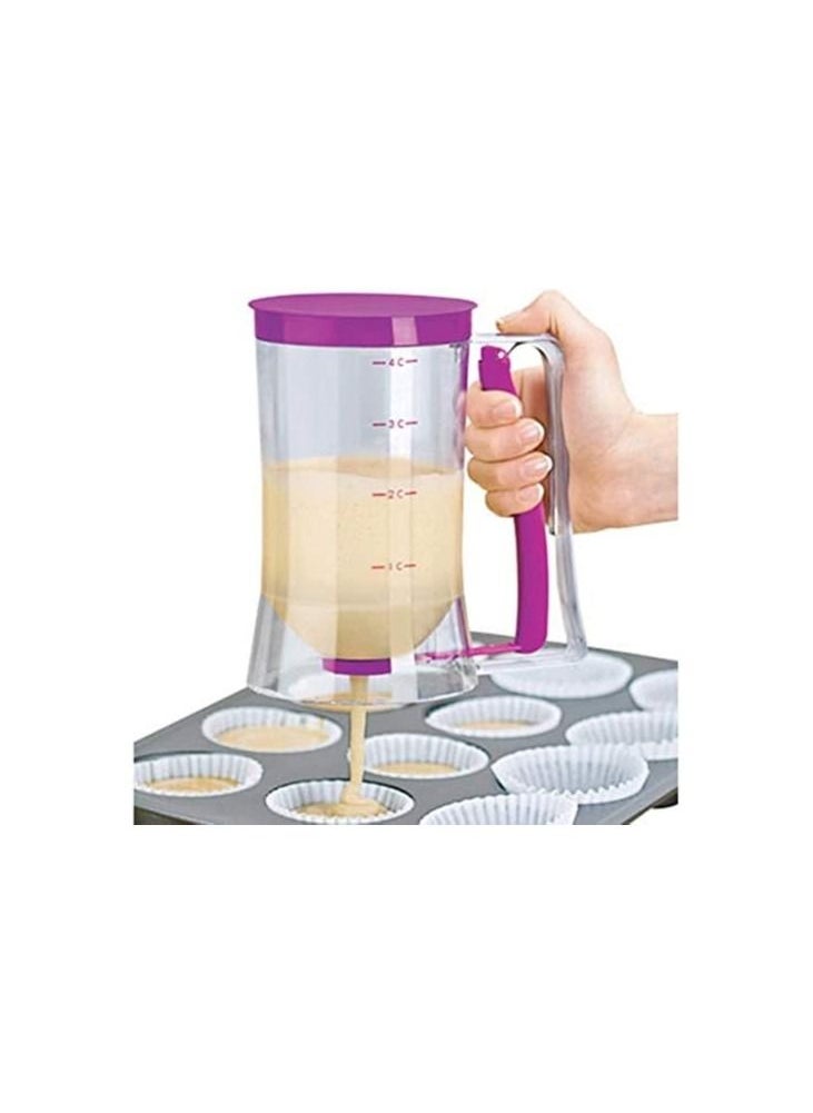 Generic - Pancake Batter Dispenser,Perfect Baking Tool for Cupcakes Waffles Muffin Mix Crepes Cake Or Any Baked Goods Bakeware Maker with Measuring Label - Image 1