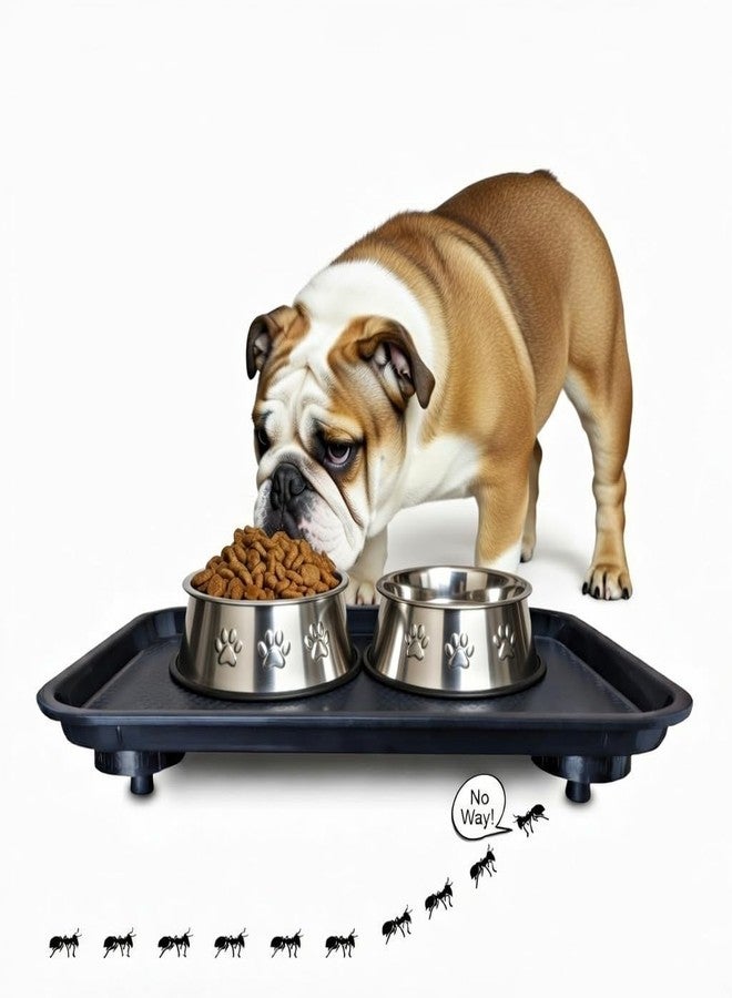 BugSnub Ant Proof Tray - Waterless, Moat Free Cat and Dog Food Tray for Crawling Pest Free Pet Food Feeding Station. Kitchen Sweets and Trash, Ant Free Platform. - Image 2