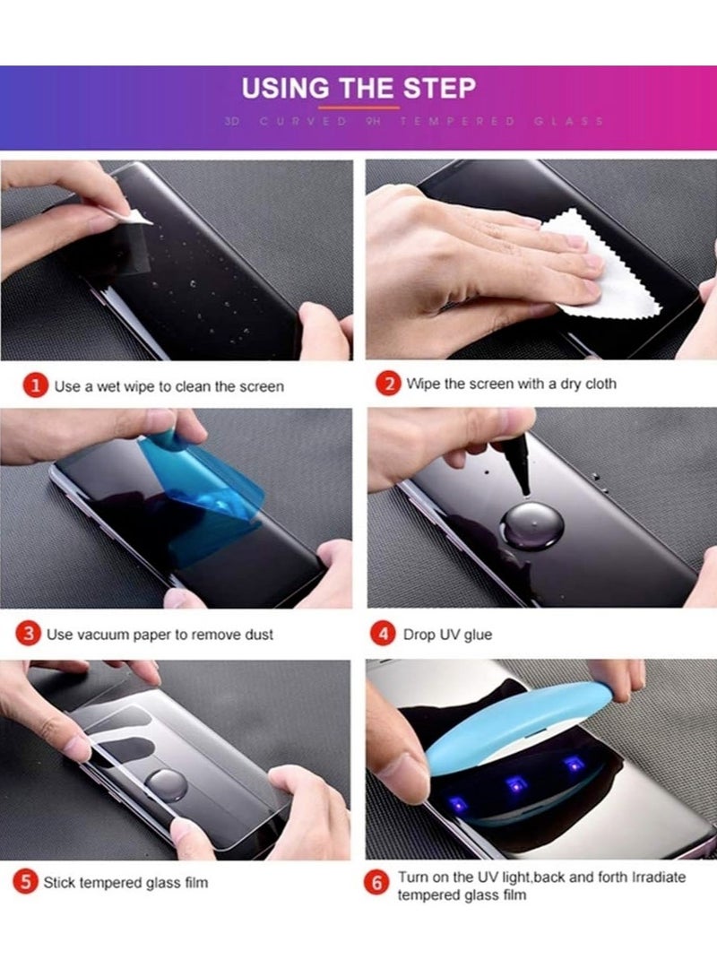 DUSALA For OnePlus 11R 5G Screen Protector UV Tempered Glass Full Cover the Screen 9H Hardness Anti-Scratch Anti-Shatter Anti-Fingerprint Screen Protector for OnePlus 11R 5G Clear - Image 5