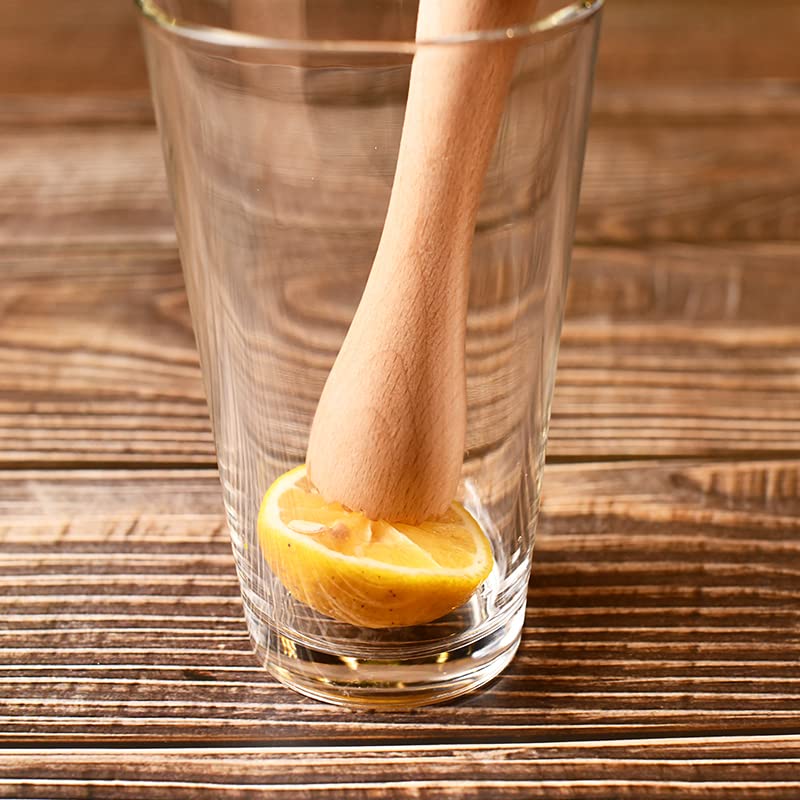 Datsto Wooden Muddler for Cocktails 10 Inch, Home and Bar Muddler for Mojitos, Fruit Drinks, Sturdy Wood, Professional Bar Tool - Image 4