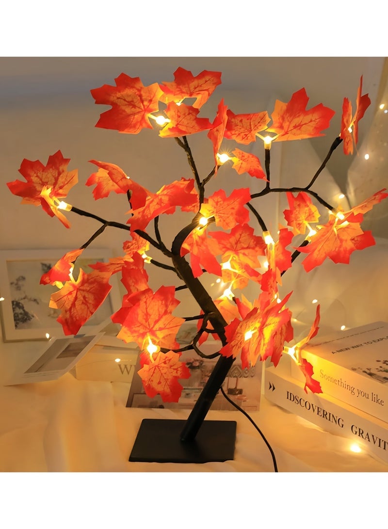 Maple Leaf Design Desk Lamp - Image 1
