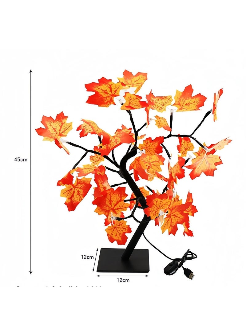 Maple Leaf Design Desk Lamp - Image 2
