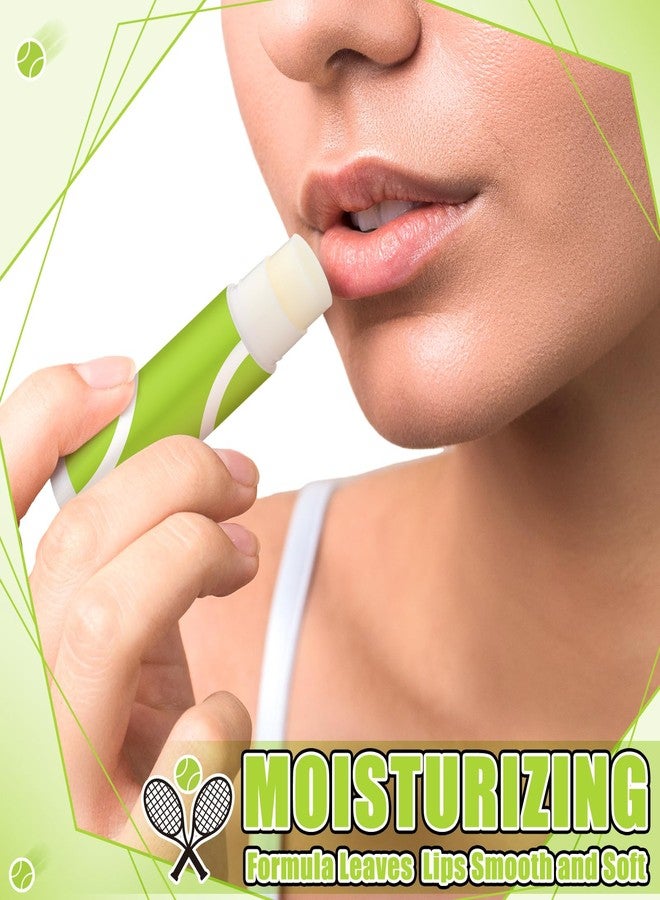 Loopeer 35 Pack Lip Balm Bulk Natural Moisturizing Lipstick Set Party Favors Sports Gift for Team Teen Adults Birthday Party Game Decorations Supplies(Tennis) - Image 3