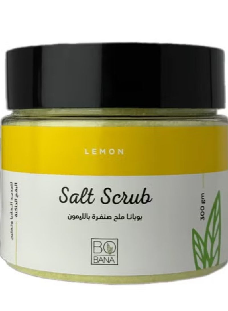 Bobana Lemon Salt Scrub 300 GM