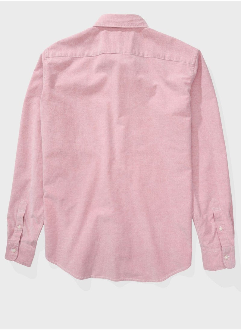 American Eagle - Pocket Detail Button Down Shirt - Image 1