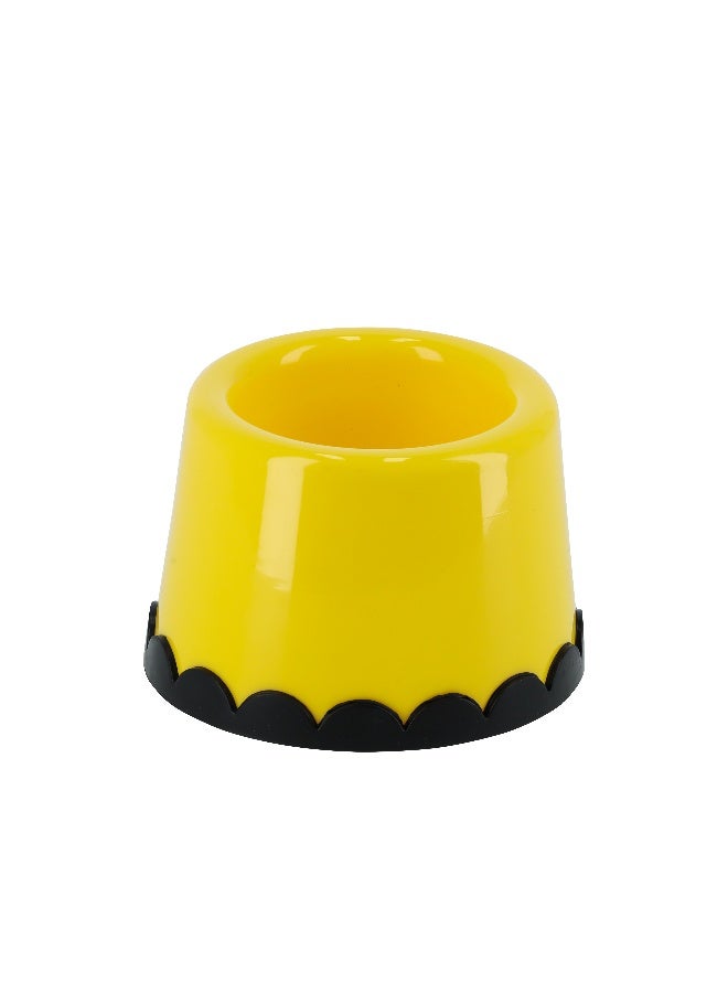 Royalford Toilet Brush with Holder- RF11189| Compact and Light-Weight Toilet Brush Perfect for Cleaning Indian and Western Style Toilets| Superior-Quality Cleaning Brush with Long Handle for Better Reach and Efficient Cleaning| Yellow and black - Image 2