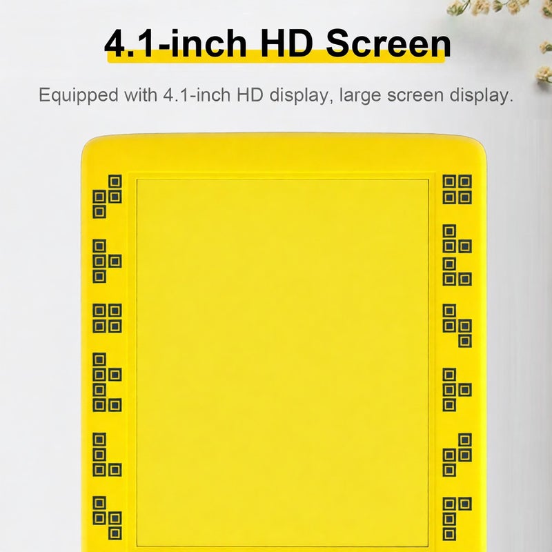 RS-100 Tetris Game Console Classic Block Game Puzzle Games Player Handheld Game Machine Brick Games Random machine-printed patterns - Image 4