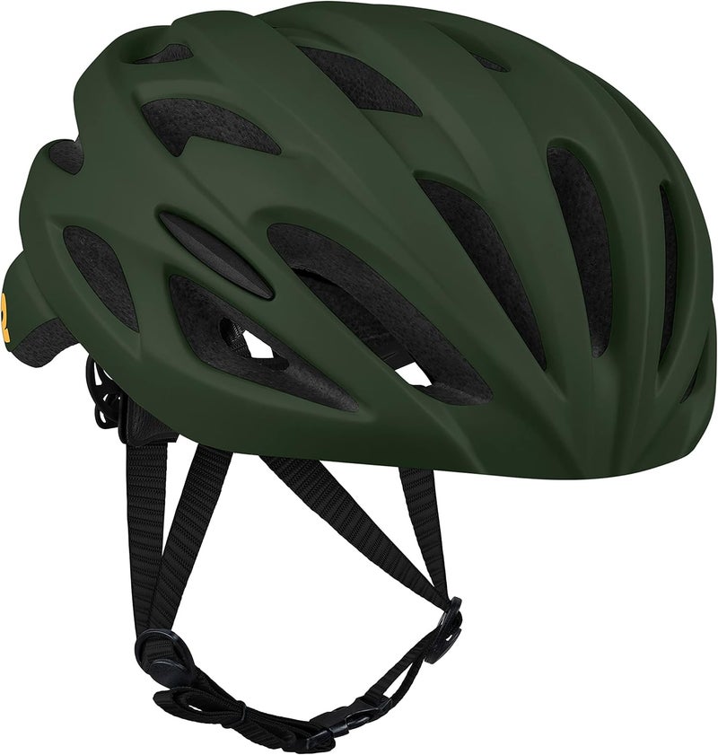 Retrospec Silas Road Bike Helmet with 24 Air Vents & Built-in LED Safety Light - Adjustable Adult Cycling Protection 54-61cm - Padded & Lightweight Design - Image 1