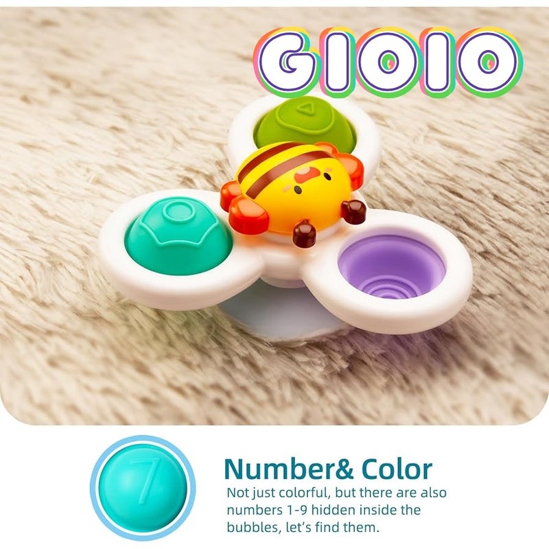 GIOIO LiKee Suction Cup Rotating Toy for Baby 10M+ - Image 3
