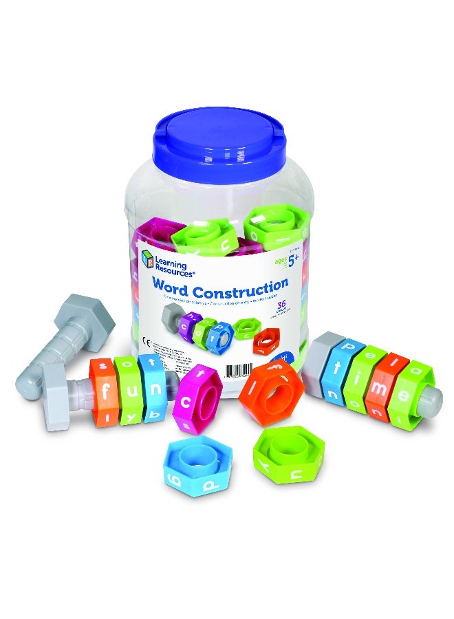 ليرننج ريسورسز موارد التعلم لبناء الكلمات، أداة عملية لمحو الأمية، تشجع على بناء الكلمات والتهجئة المبكرة، تتضمن دليل الأنشطة، وموارد التعلم - Image 1