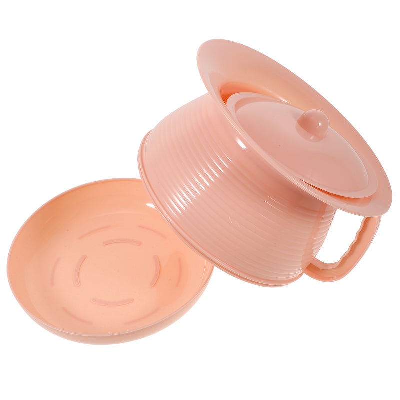 Adult Urinal Pail Pot Urinal Container Portable Adult Urinal Bottle Spittoon with Lid - Image 1