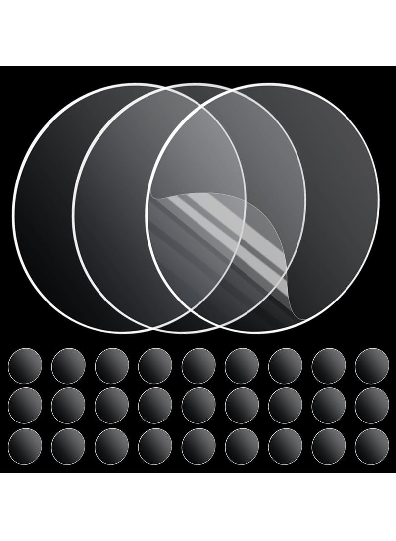 Excefore Double Sided Adhesive Tape, 30 PCS Double Sided Adhesive Pads, 2in Two Sided Pre-Cut Circle Tape, Sticky Tack Double Sided Tape for Walls Hanging, 2 Sided Nano Wall Mount Heavy Duty Removable (50mm) - Image 1