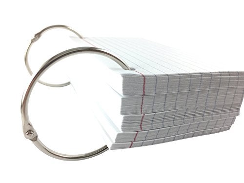 Clipco Book Rings Large 2-Inch Nickel Plated (50-Pack) - Image 3