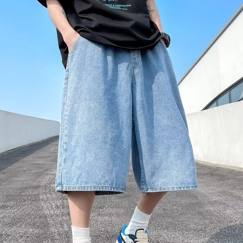 Unisex Classic Denim Jeans Loose Fit Daily Outdoor Wear - Image 3