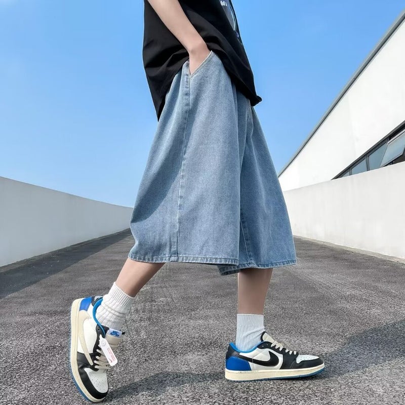 Unisex Classic Denim Jeans Loose Fit Daily Outdoor Wear - Image 4