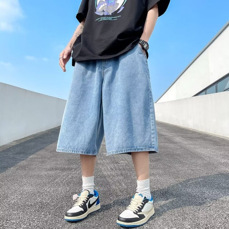 Unisex Classic Denim Jeans Loose Fit Daily Outdoor Wear - Image 2