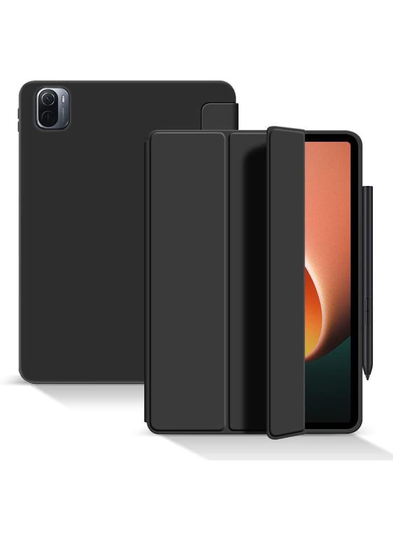 Rock Pow Compatible for Xiaomi 5/5 Pro 11 inch 2021 Released Case Tri fold Slim Lightweight Shell Smart Protective Cover with Multi-Angle Stand Wake&sleep Pen Slot Holder for Mipad 5 Pro 11 - Image 1