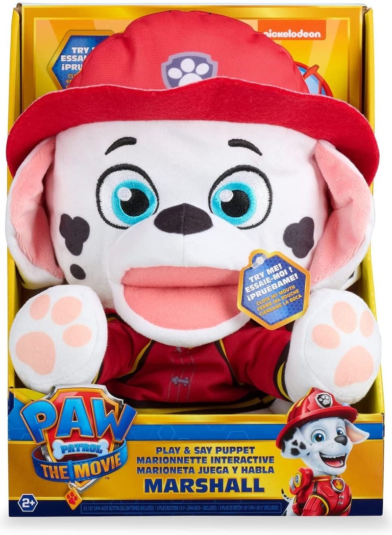 nickelodeon Paw Patrol Movie Play & Say Puppet - Marshall 1601/1600 - Image 1