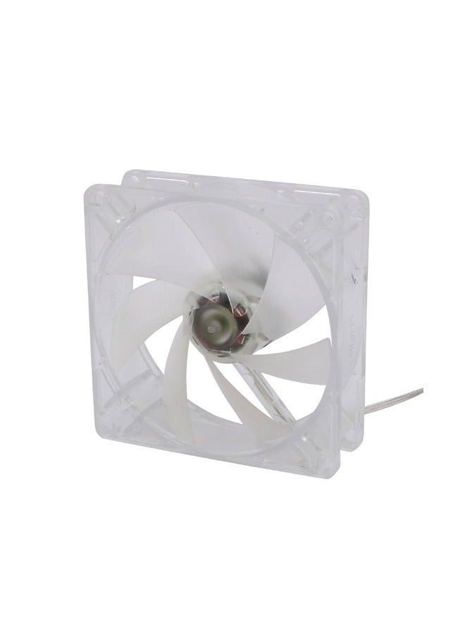 Taimi Pack Of 4 PC Computer CPU Fan 80mm Cooling Fan with Blue Led Light 8cm - Image 3