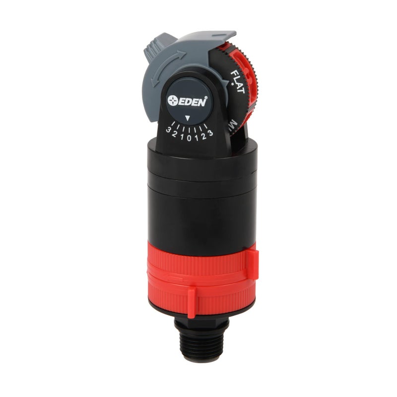 Eden 16030 5 Pattern Turbo Gear Drive Rotary Sprinkler Head Plus One-Direction Misting System for Lawn and Garden, 360 Degree Coverage - Image 1