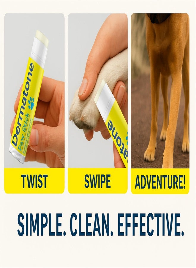 ديرماتون باو ستيك للكلاب - هدية مثالية | بلسم طبيعي للكلاب في حالات البرد والحرارة والملح والرمل والثلج | مرطب، غير سام لحماية الكفوف | يلطف، يصلح، ويعالج | 0.5 أونصة - عصا قابلة لللف - Image 5