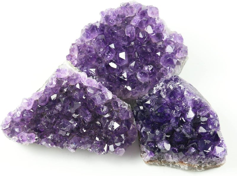 Namzi Amethyst Crystals, Amethyst Clusters for Witchcraft, Amathesis Crystal, Raw Amethyst, Natural Amethyst Geode Cave Healing Crystal Stones, About 0.2 Lb - Image 5