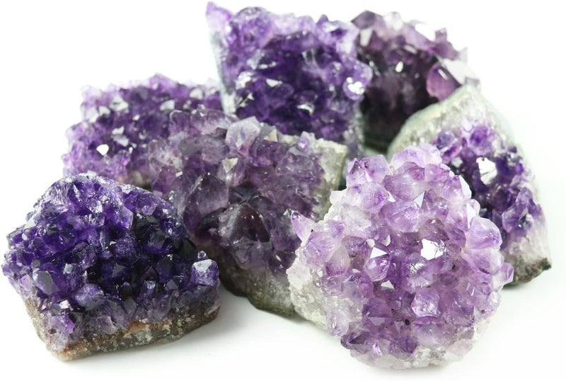 Namzi Amethyst Crystals, Amethyst Clusters for Witchcraft, Amathesis Crystal, Raw Amethyst, Natural Amethyst Geode Cave Healing Crystal Stones, About 0.2 Lb - Image 3