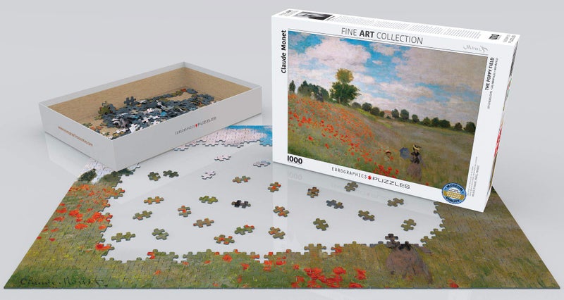 eurographics The Poppy Field by Claude Monet - Image 3