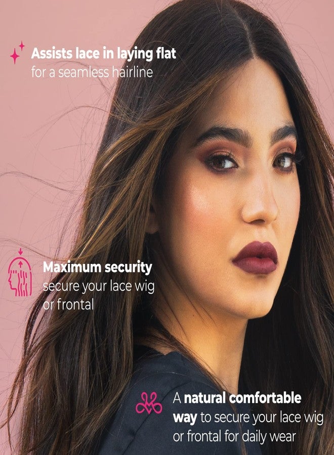 MILANO COLLECTION Milano Adjustable Elastic Wig Band with Hooks for Secure Fit & Comfort for Wigs and Lace Front Wigs - Wig Strap, Headband, & Wig Grip Accessories, Black - Image 5