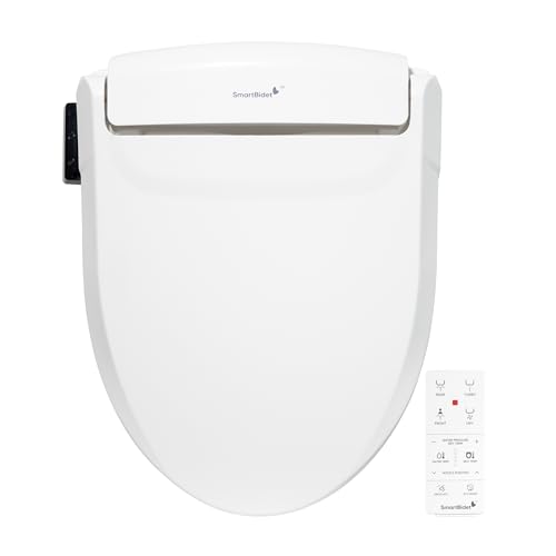 SmartBidet® SB-1000WE Electric Smart Bidet™ Toilet Seat with Heated Seat, Warm Air Dryer, Temperature Control Wash, and Remote Control, Elongated Seat - Image 1