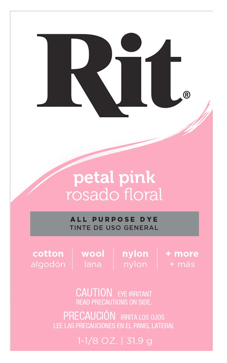 Rit Dye 83070 Rit All-Purpose Powder Dye, Petal Pink - Image 1