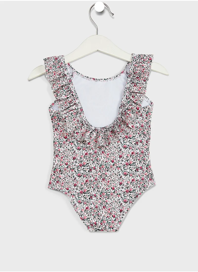 ONLY Kids Flower Print Swimsuit