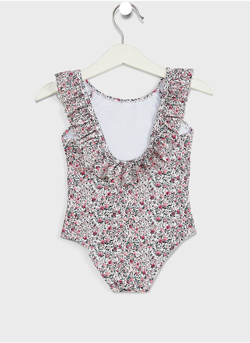 ONLY - Kids Flower Print Swimsuit - Image 1