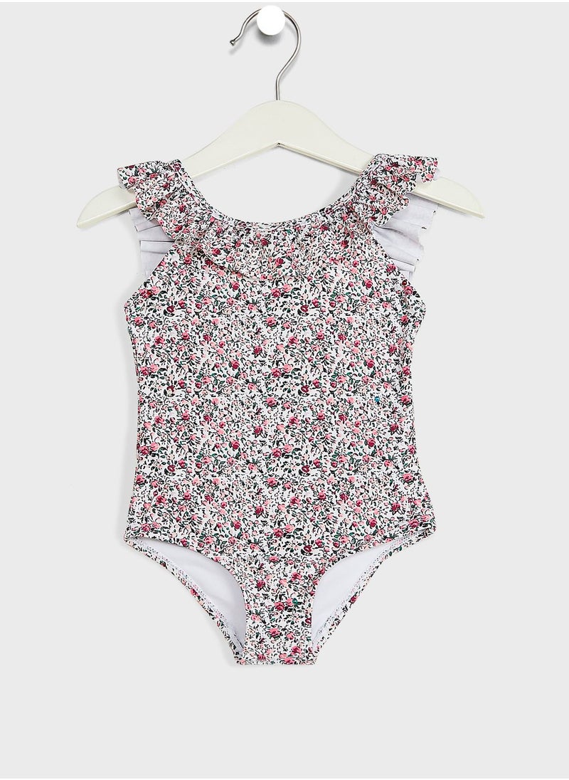 ONLY - Kids Flower Print Swimsuit - Image 1