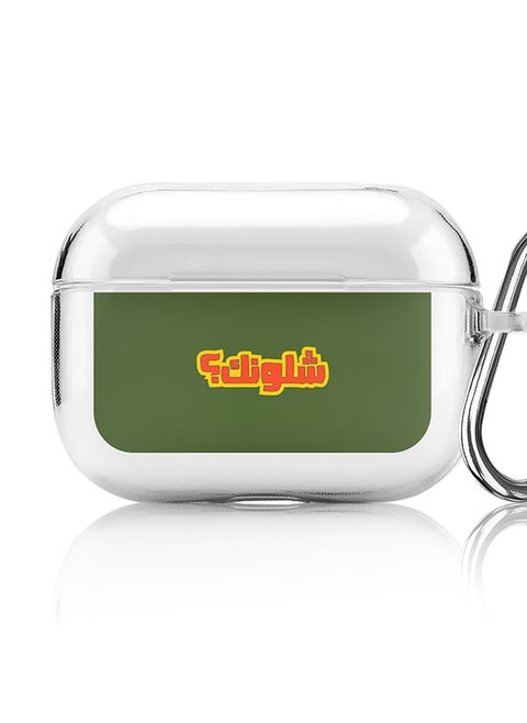 Classic Clear printed Case for Apple AirPods Pro 2nd Generation Thin Transparent Cover [Designed for Apple AirPods Pro 2nd Generation] - Shloonak