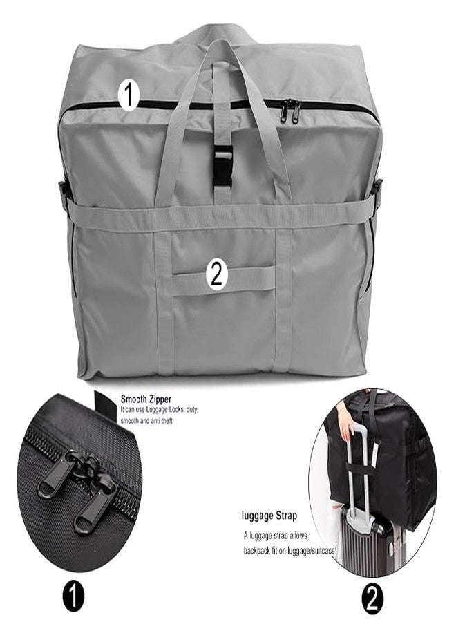 AUGUR Travel Duffle Bag,Large Storage Bags,Foldable Weekender Bag,Overnight bag,Heavy Duty Travel Bag,Reinforced Carry Straps Gmy Dance Bag for Men And Women Camping,Moving,Hospital - Image 4
