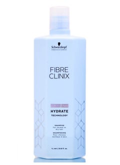 Schwarzkopf Fiber Clinix Shampoo for Dry Hair 1000ml - Made in Spain 