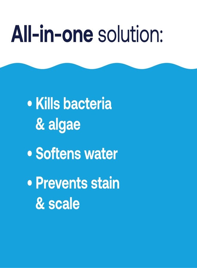 اتش تي اتش HTH 42053W أقراص كلور متطورة للعناية بحمامات السباحة، 3 بوصات، أقراص مغلفة بشكل فردي، 8 أرطال - Image 2