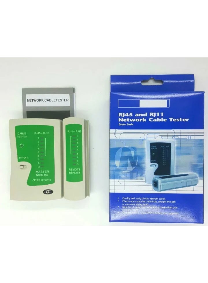 RJ11/RJ45 Cable Tester & Tracker – Network & Telephone Line Diagnostic Tool - Image 2