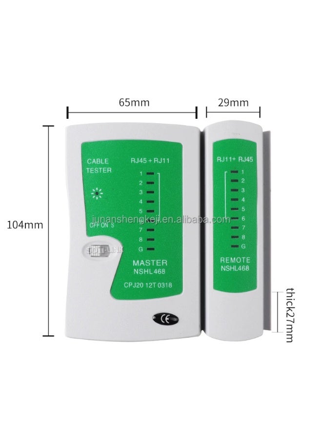 RJ11/RJ45 Cable Tester & Tracker – Network & Telephone Line Diagnostic Tool - Image 3