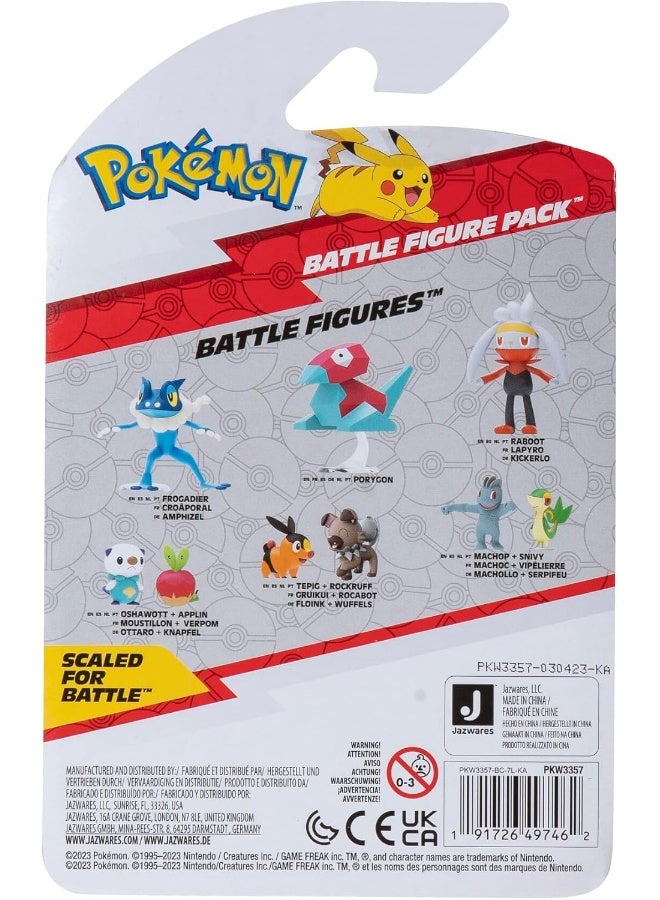Pokemon Pokémon PKW3357 Battle Figure Pack - Pikachu & Kwaks Official Detailed Figures 5 cm Each - Image 5