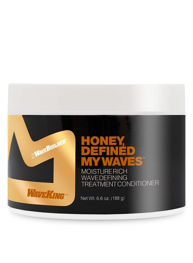 Wave King X Wavebuilder Honey Defined My Waves Moisture Rich Wave Defining Treatment Conditioner - Image 2