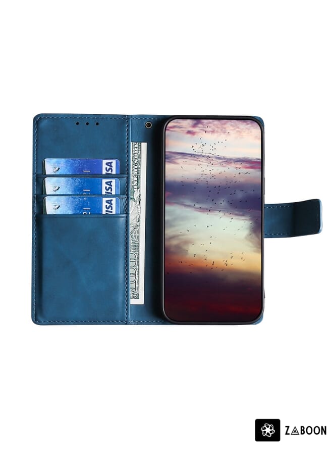 Zaboon Protective Case For Huawei nova 11 4G Skin Feel Crocodile Magnetic Clasp Leather - Image 4